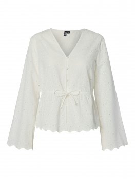 Pieces - pcArmorine LS Embroderi Top