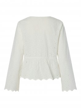Pieces - pcArmorine LS Embroderi Top