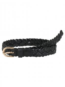 Pieces - pcAvery Leather Braided Slim Belt