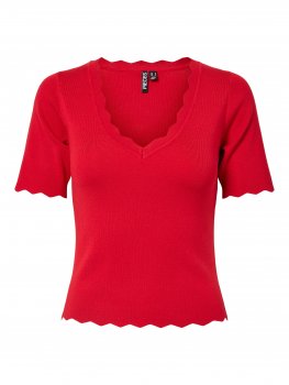 Pieces - pcJuline SS V-neck Knit