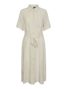 Pieces - pcPia 2/4 Midi Shirt Dress