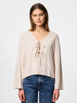 Pieces - pcSastina LS Binding Top