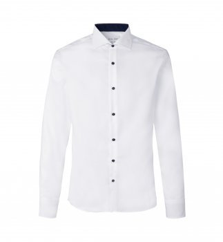 Seven Seas - Skjorta S371 SF Enfärgad kontrast