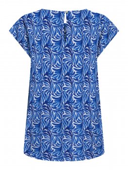 Only - onlNova Elite SS Top 645 Dreamy Leaves Print