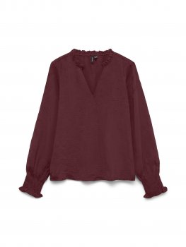 Vero Moda - vmCarla Foil LS V-neck Top