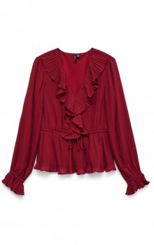 Vero Moda - vmDora LS Frill Pleat Top