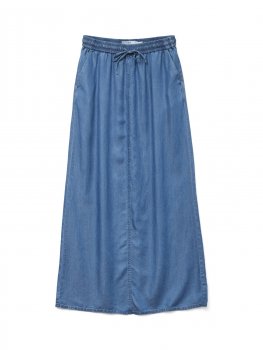 Vero Moda - vmFleur Long Slit Tencel Skirt
