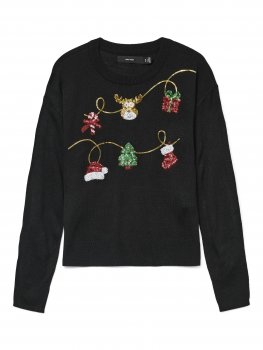 Vero Moda - vmGlitter LS O-neck Xmas