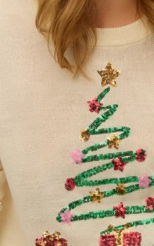 Vero Moda - vmGlitter LS O-neck Xmas