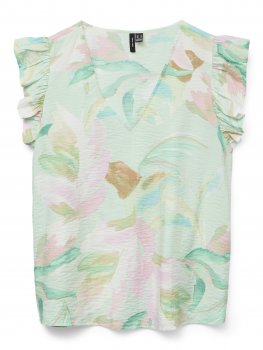 Vero Moda - vmJosie SL V-neck Top Myra Print