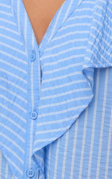 Vero Moda - vmKaja LS V-neck Frill Shirt
