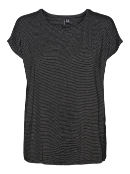 Vero Moda - vmLava Glitter SS Top Stripe