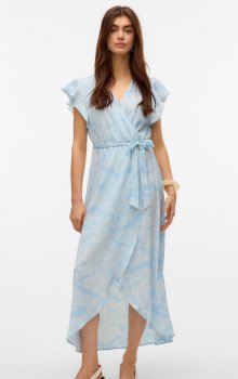 Vero Moda - vmPage SL Long Wrap Dress Mona Print
