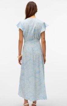 Vero Moda - vmPage SL Long Wrap Dress Mona Print