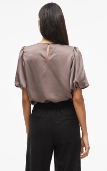 Vila - Viellette 2/4 Satin Puff Top