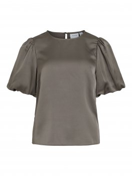 Vila - Viellette 2/4 Satin Puff Top
