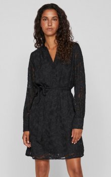 Vila - Viflema V-neck LS Short Dress