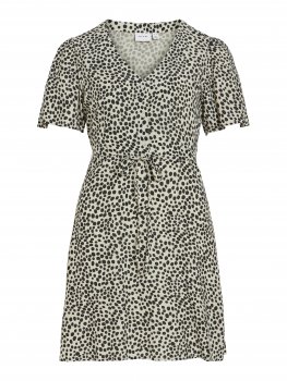 Vila - Vigrace V-neck SS Short Dress