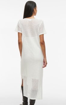 Vila - Vimine O-neck SS Midi Dress