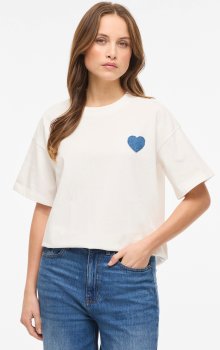 Vila - Vimonie Heart O-neck SS Top