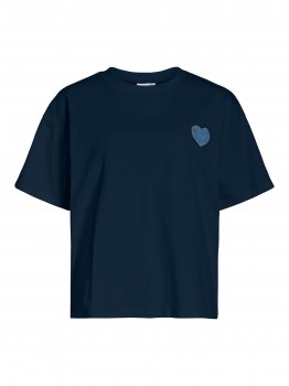 Vila - Vimonie Heart O-neck SS Top