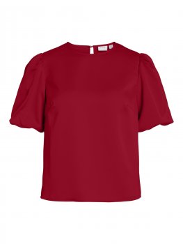 Vila - Viellette 2/4 Satin Puff Top