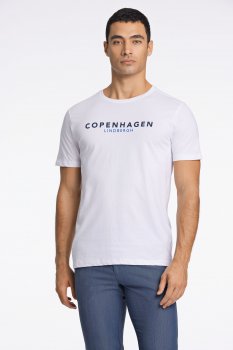 Lindbergh White - T-shirt 30-400200 Logo