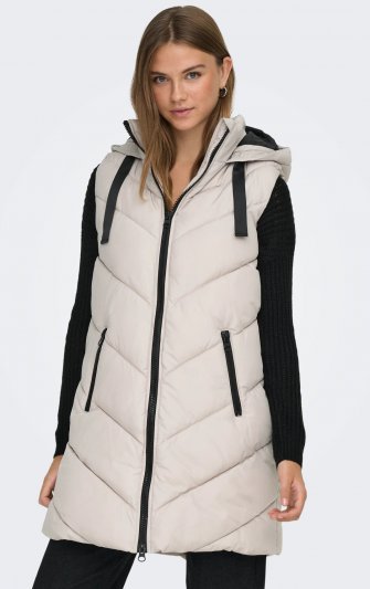 JDY - jdySkylar Hood Waistcoat