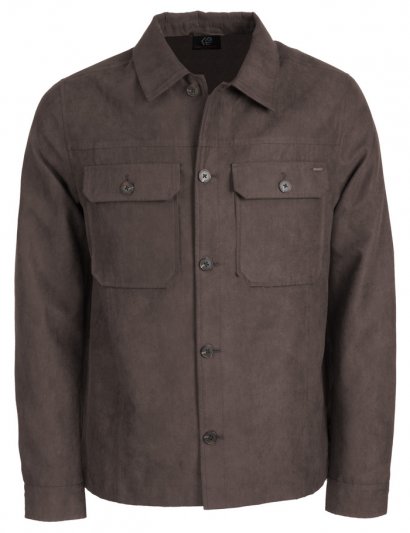 Indicode - Overshirt inFino Mocka-aktig