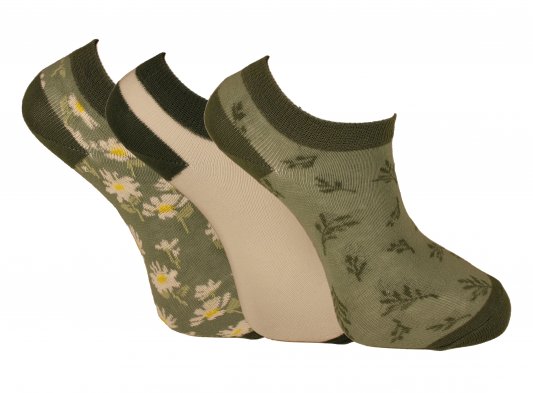 Millers - 3-pack Strumpa 5195/5112 Sneaker Mönstrade
