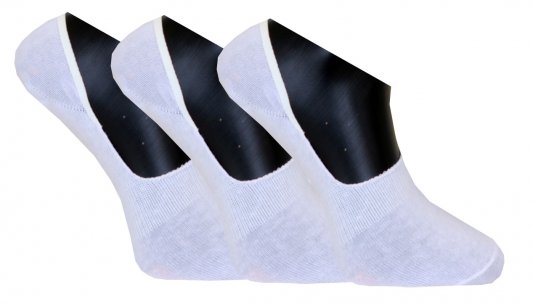 Wiareds - 3-pack Damstrumpa No-Show 5525 Enfärgad Vit 36/41