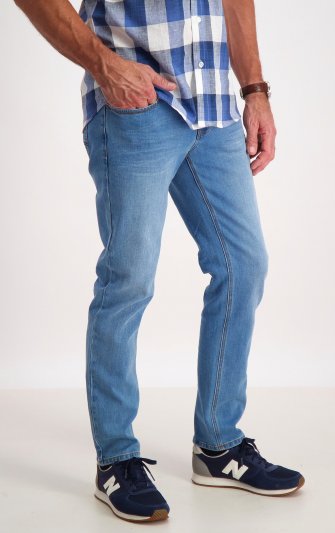 Bison - Jeans 80-030000LW Superflex, Tapered Fit