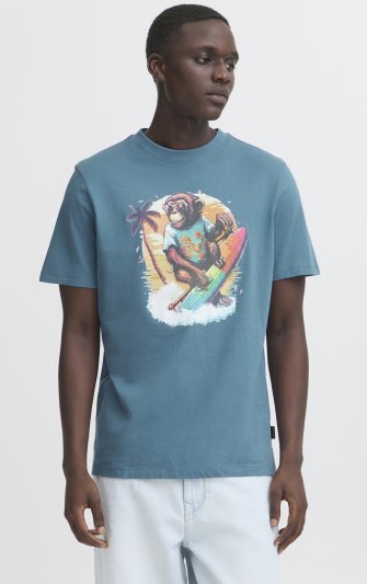 Blend - T-shirt 20718281 Surfande apa