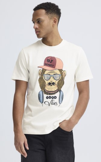 Blend - T-shirt 20720387 Apa med keps