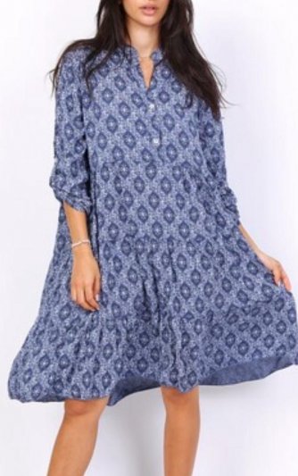 Chana - Tunika CH111 Geometriskt print