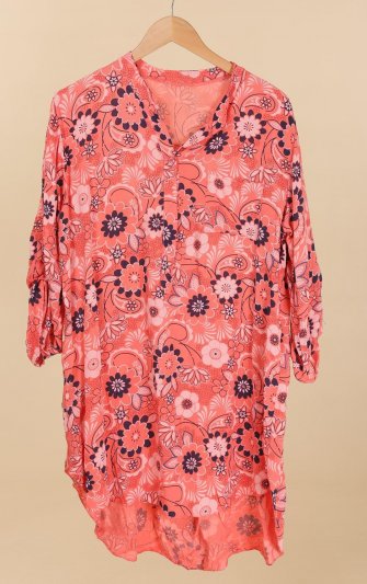 Chana - Tunika CH126 Storblommig