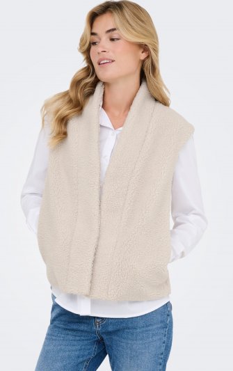 Jacqueline - jdyBirdy Teddy Open Vest