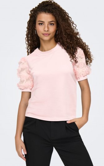 Jacqueline - jdyFairview SS Sweat Flower Lace
