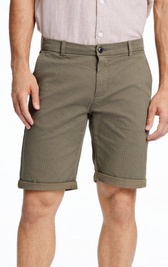Lindbergh White - Chinosshorts 30-505045 Småmönstrade