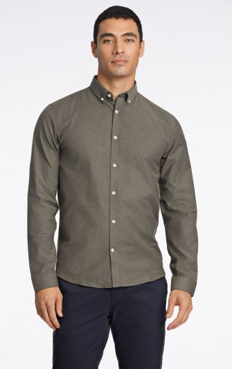 Lindbergh White - Skjorta 30-203174B Oxford, Relaxed