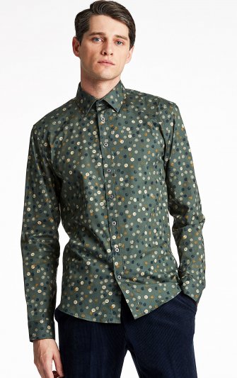 Lindbergh White - Skjorta 30-203396 Prickig