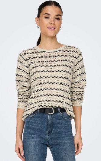 Only - onlAsa Structure O-neck KNT