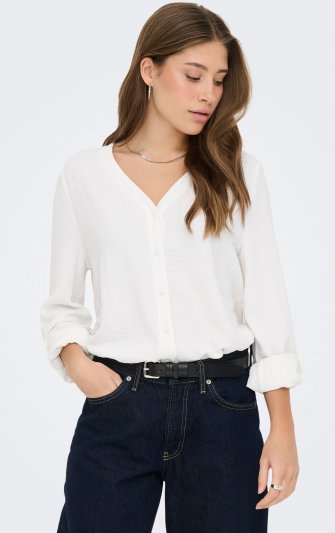 Only - onlJana Mette V-neck LS Shirt