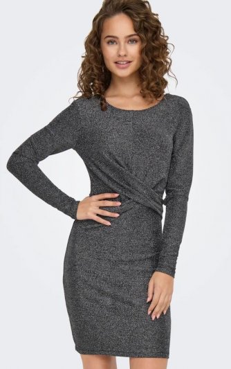 Only - onlQueen LS Glitter Twist Dress