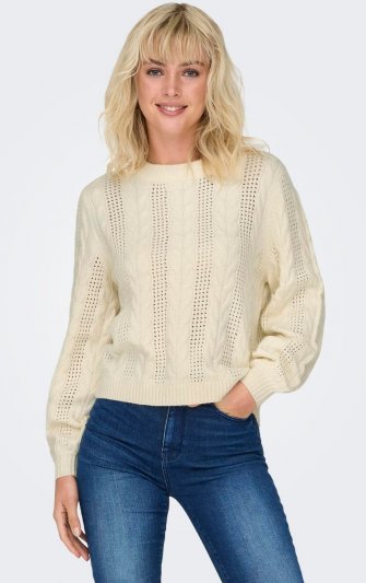 Only - onlRubina Cable O-neck KNT