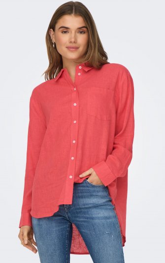 Only - onlTokyo LS Linen Blend Shirt