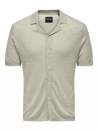 Only & Sons - onsPete SS Linen Resort Knit