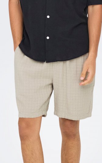 Only & Sons - onsTel Linen Latham 0257 Shorts