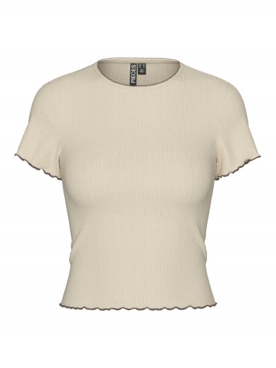 Pieces - pcFrancy SS New O-neck Top