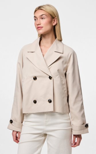 Pieces - pcScarlett LS Short Trenchcoat